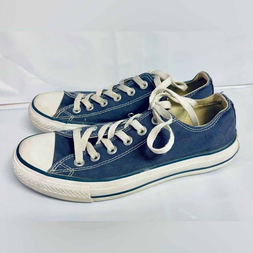 Converse Chuck Taylor All Star‎ Low Blue Sneaker Size Men 6 Women 8 - Picture 5 of 9